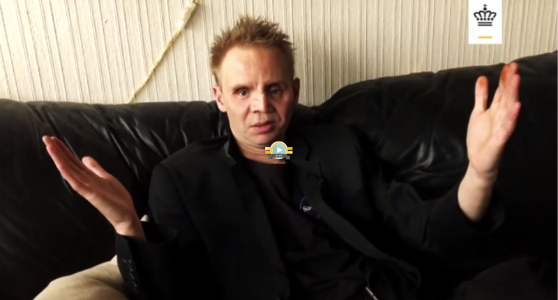 Michael kom til skade med krysantemumbombe