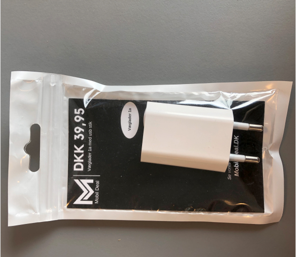 Mobil deal USB væglader vare nr.: 4001, Mobil deal Fast Charger vare nr.:4006 samt mobil deal USB væglader 1A