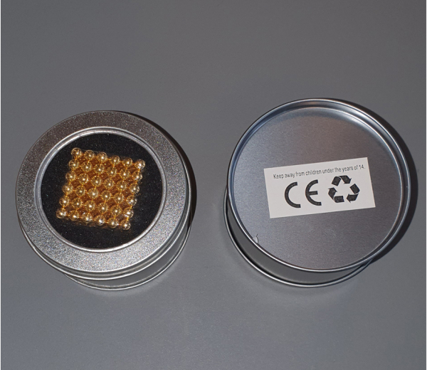 Neocube magnetic balls, Sampak sølv/guld V1002