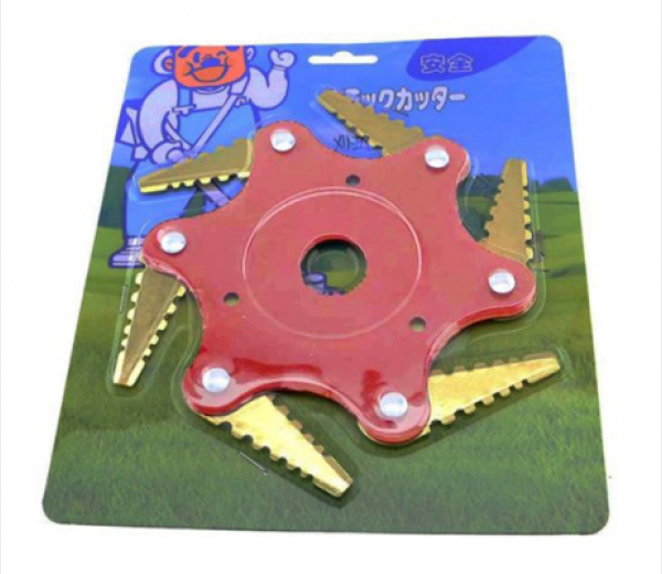 6-Tooth-6-Inch-Garden-Lawn-Mower-Blade-Manganese-Steel-Grass-Trimmer-Cutter-Head