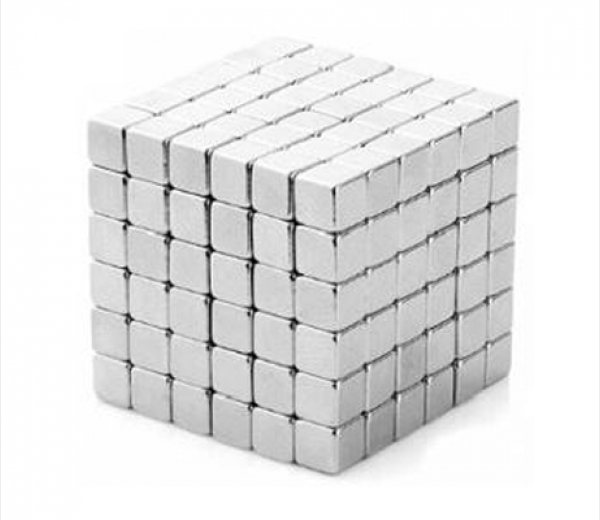 Neocubes 216 stk. 5 mm magnetic balls square pieces silver, ref. F4-26