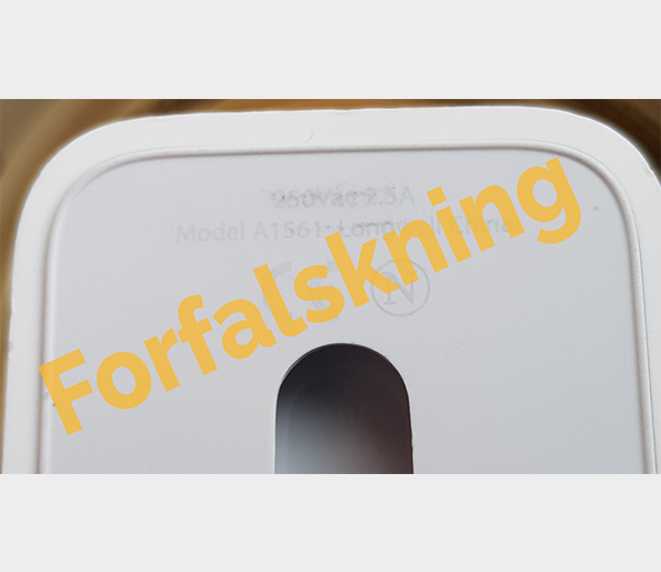 Forfalskning af Apple MD836ZM/A