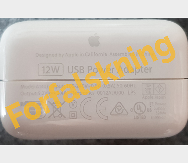 Forfalskning af Apple MD836ZM/A