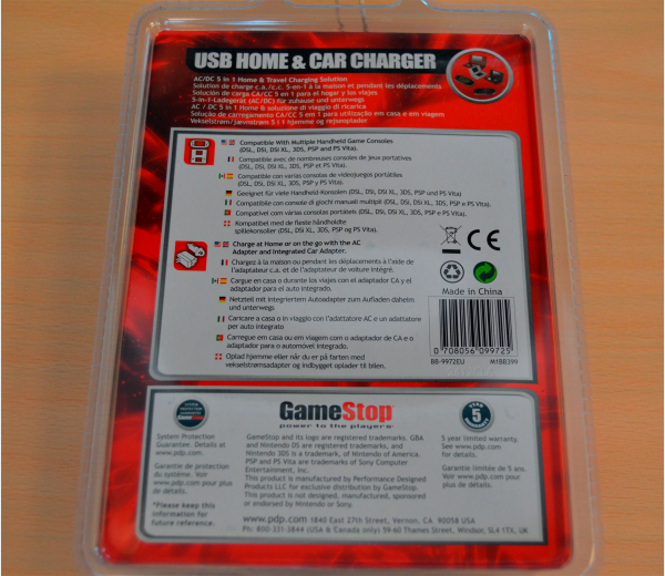 Billede af USB oplader 