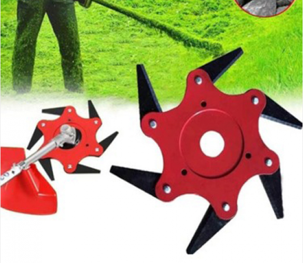 6 Tooth Steel Mower Blade, 6 Tooth Bruch Cutter og 6 Tandbørsteskærer Børsteskærer