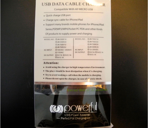 Billede af USB oplader