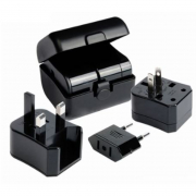 Conversion de voyage mondiale trois-en-un 3 prises prises adaptateur
